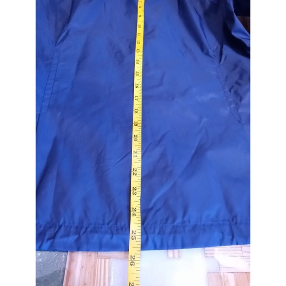 COLUMBIA Switchback™ III  Rain Jacket Navy Blue Hood Pockets Size L - Picture 13 of 16